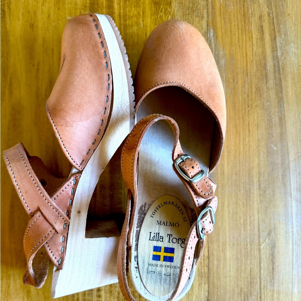 Authentic Swedish clogs size 10
